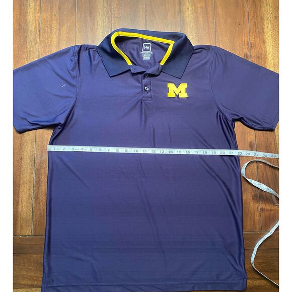 Proedge by Knight Apparel Michigan football polo size L - Read flaw - Picture 3 of 8